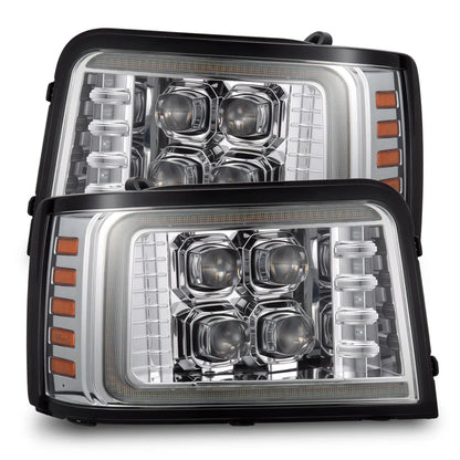 AlphaRex 880377 NOVA LED headlights for 1992-1996 Ford F-Series and Bronco, Chrome