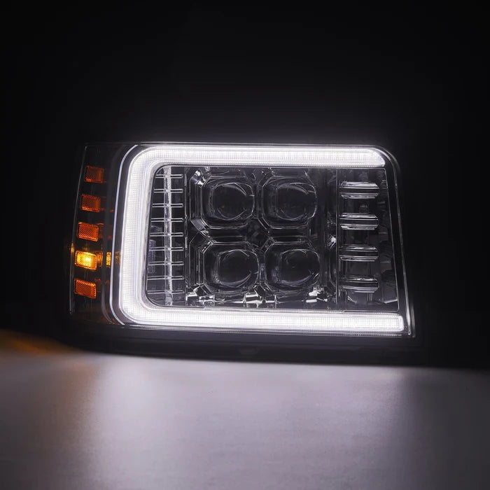 AlphaRex NOVA LED Projector Headlights for 1992-1996 Ford F-Series/Bronco Chrome - 880377
