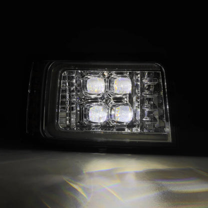 AlphaRex 880377 Chrome NOVA headlights for 92-96 Ford F-150/F-250/F-350 and Bronco