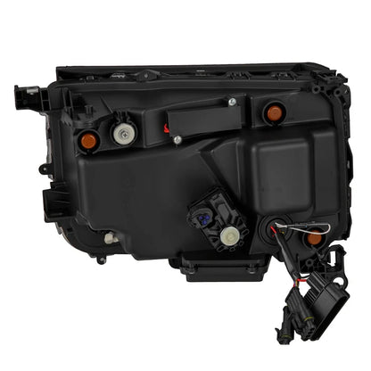 AlphaRex 880896 NOVA-Series LED projector headlights for 2024-2026 Toyota Land Cruiser with Alpha-Black housings, 3D Ice Cube projectors, and selectable DRLs