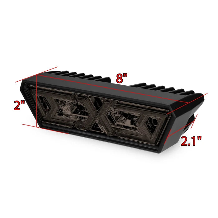 AlphaRex 940019 Arrow-X universal LED chase light with smoked lens