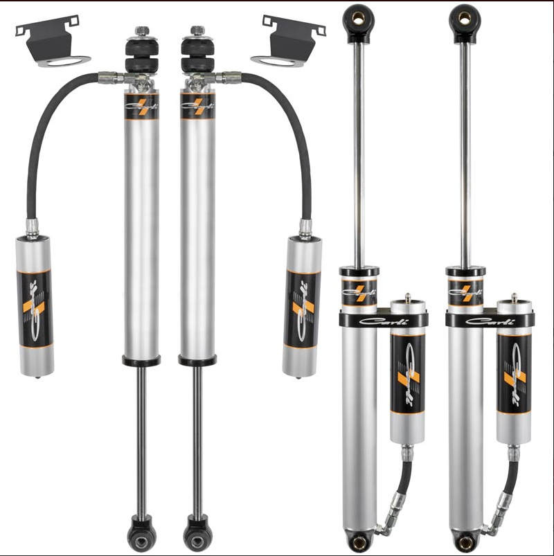 Carli 13-22 Ram 3500 4x4 Backcountry Leveling Shock Set Remote Reservoir AS-DLVLSPKG-CS20RR-B