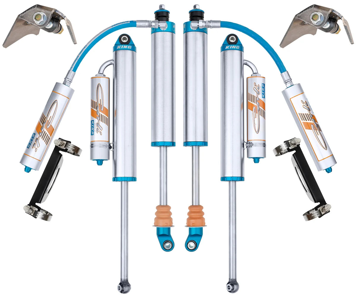 Carli 17-23 Ford F250/350 4x4 Carli Custom King 3.0in Rr & Pb 4.5in Lift Front/Rear Shock Pkg AS-FD30SPKG-45-1723