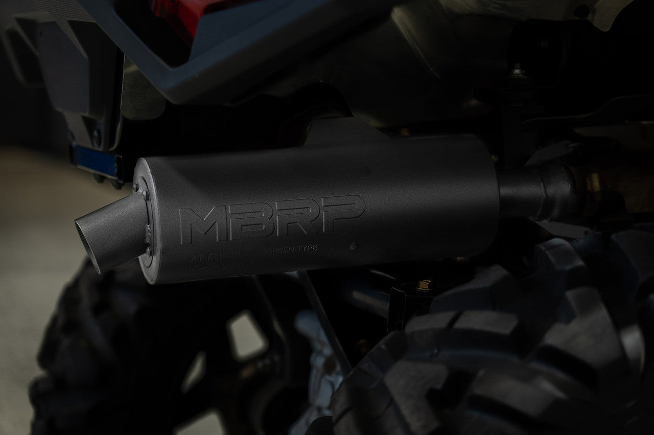 MBRP AT-6502SP Performance Exhaust System for Polaris Sportsman 400/500 (2001-2024) - Durable, High-Performance Off-Road Upgrade