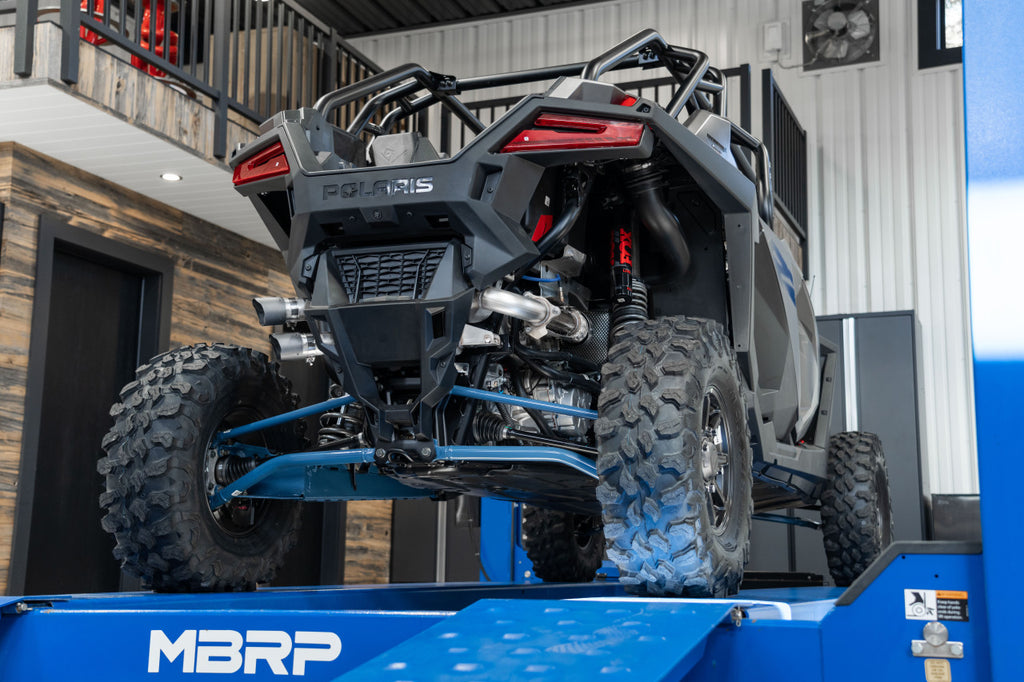 MBRP 2.5" Slip-on, Active Exhaust, Dual out 2020-2023 Polaris RZR PRO XP