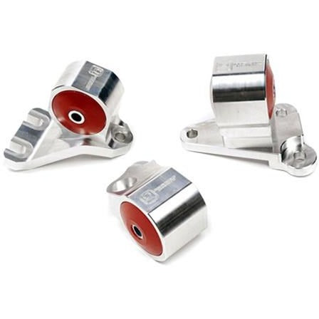 Innovative 90-91/92-93 Acura Integra GS-R Silver Aluminum Billet Mount Kit 75A Bushings (Cable)