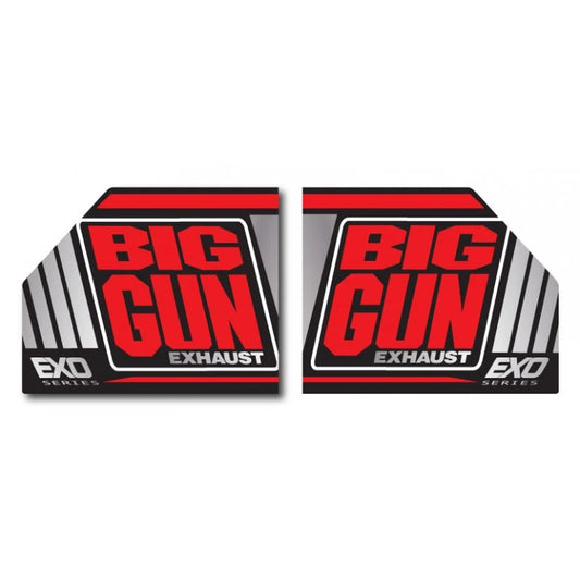Big Gun EXO Series Muffler Decal Set 41-EXSM