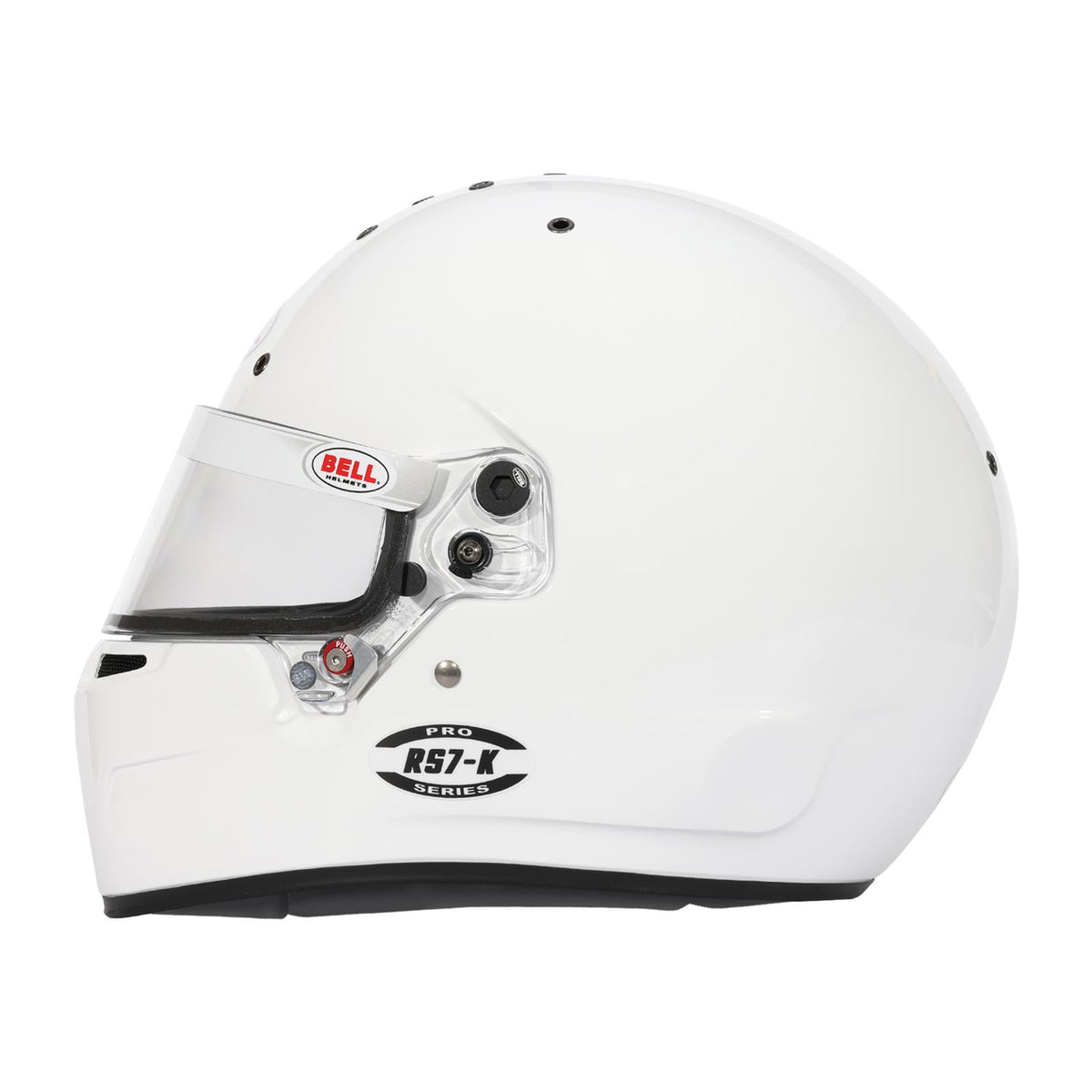 Bell RS7-K Pro Karting Helmet White Size SML - 1310C11