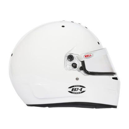 Bell RS7-K Pro Karting Helmet White Size SML - 1310C11