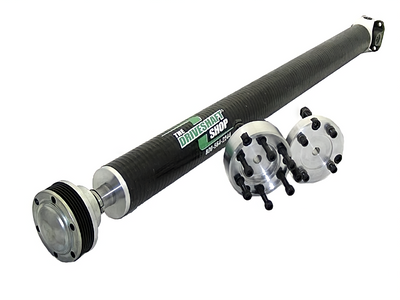 DSS Dirt Late Model Carbon Fiber Driveshaft 37.5in CC/CC 2.75in OD Tube / 1310 U-Joints