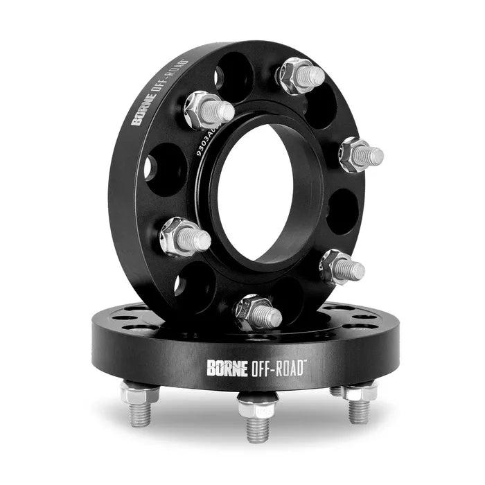 Borne Off-Road Wheel Spacers - 6x139.7 - 95.1 - 30 - M14 - Black