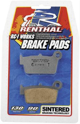 Renthal 86+ Honda CR/ CRF / TRX/ 88+ Kawasaki KX/ KFX / 87-13 Yamaha Frt/ Rr Works Brake Pads