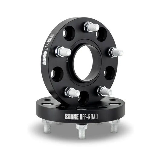 Borne Off Road Wheel Spacers - 5x127 - 71.6CB - 38.1 - 1/2 - Black