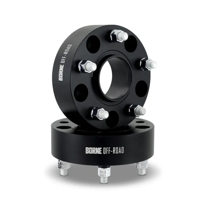 Borne Off Road Wheel Spacers - 5x127 - 71.6CB - 50 - 1/2 - Black