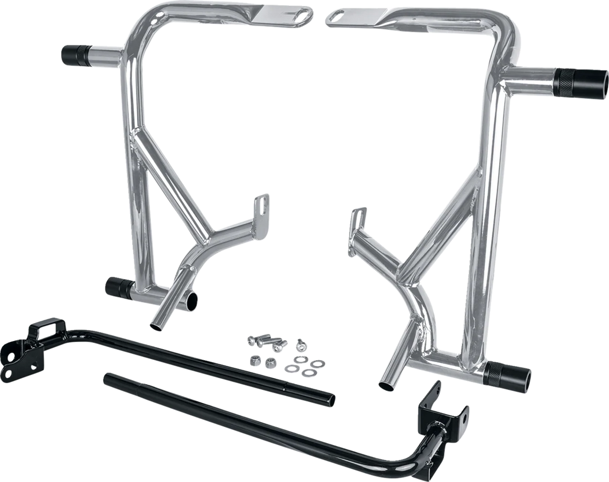 Burly Brand 14-23 Touring Brawler Kit Front and Rear - Chrome