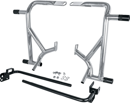 Burly Brand 14-23 Touring Brawler Kit Front and Rear - Chrome