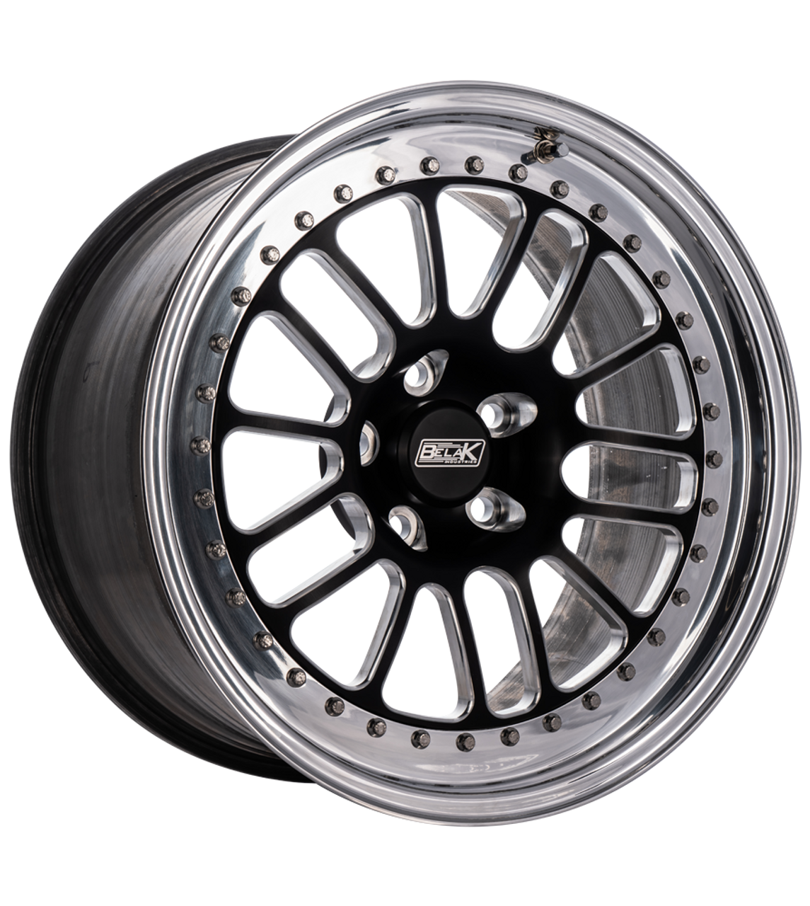 Belak 18in. Wheel Center 5x114.3 Series 3 Design Tall Back Pad BELAK-50075114S3