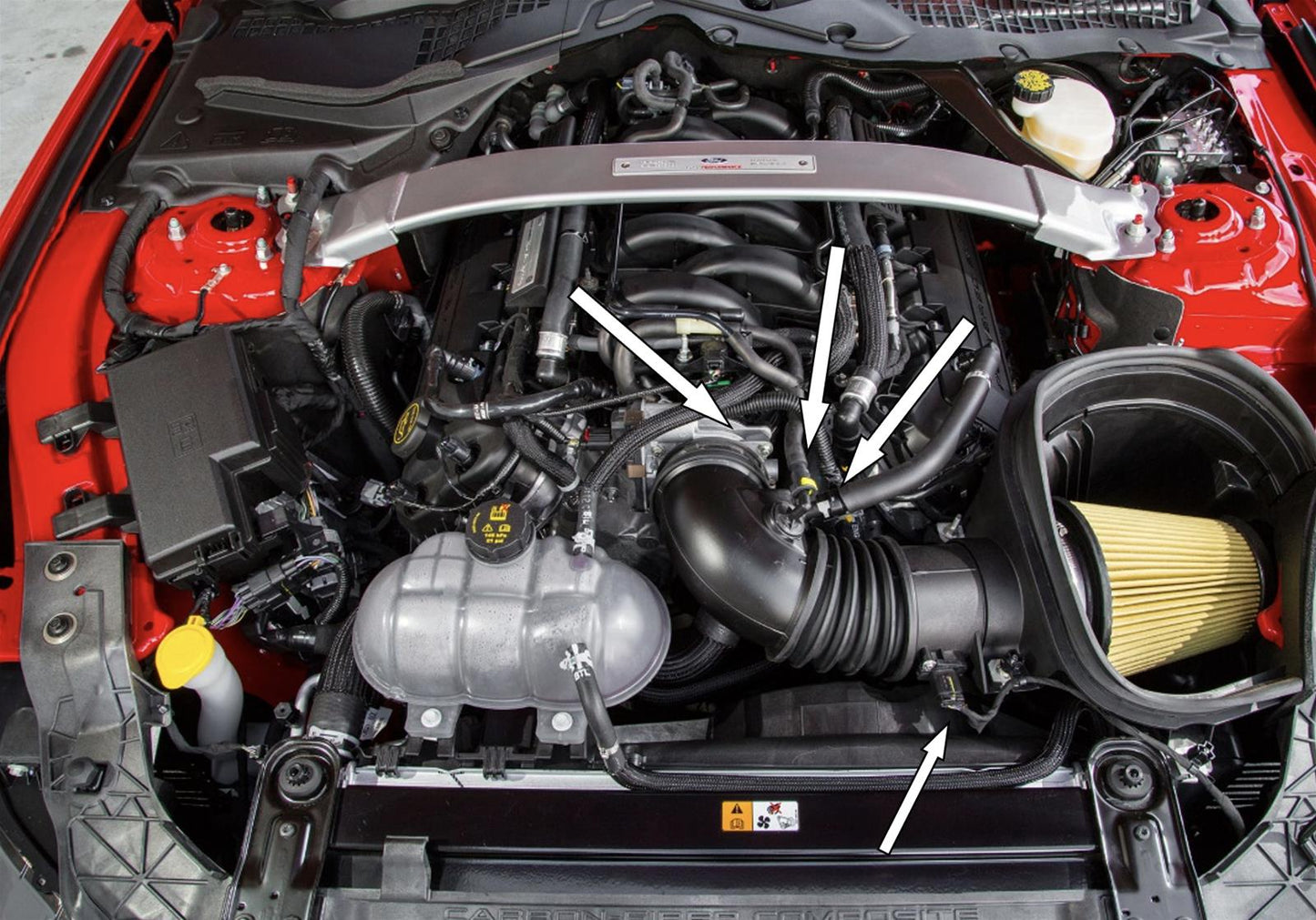 JLT 2019 Mustang Bullitt / 21 Mustang Mach 1 Cold Air Intake Kit r - Tune Req