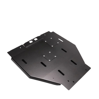 Cali Raised 2014+ Toyota Tacoma Cat Shield & Transmission Skid Plate - Hybrid/Aluminum/Powder Coat