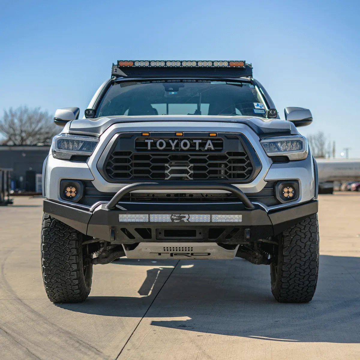Cali Raised 16-23 Toyota Tacoma Stealth Bumper High Clearance Side Wings