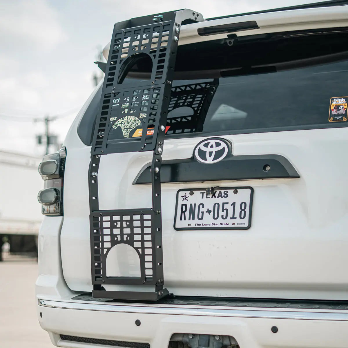 Cali Raised 10-24 Toyota 4Runner Rear Hatch Ladder Accessory Molle Panel