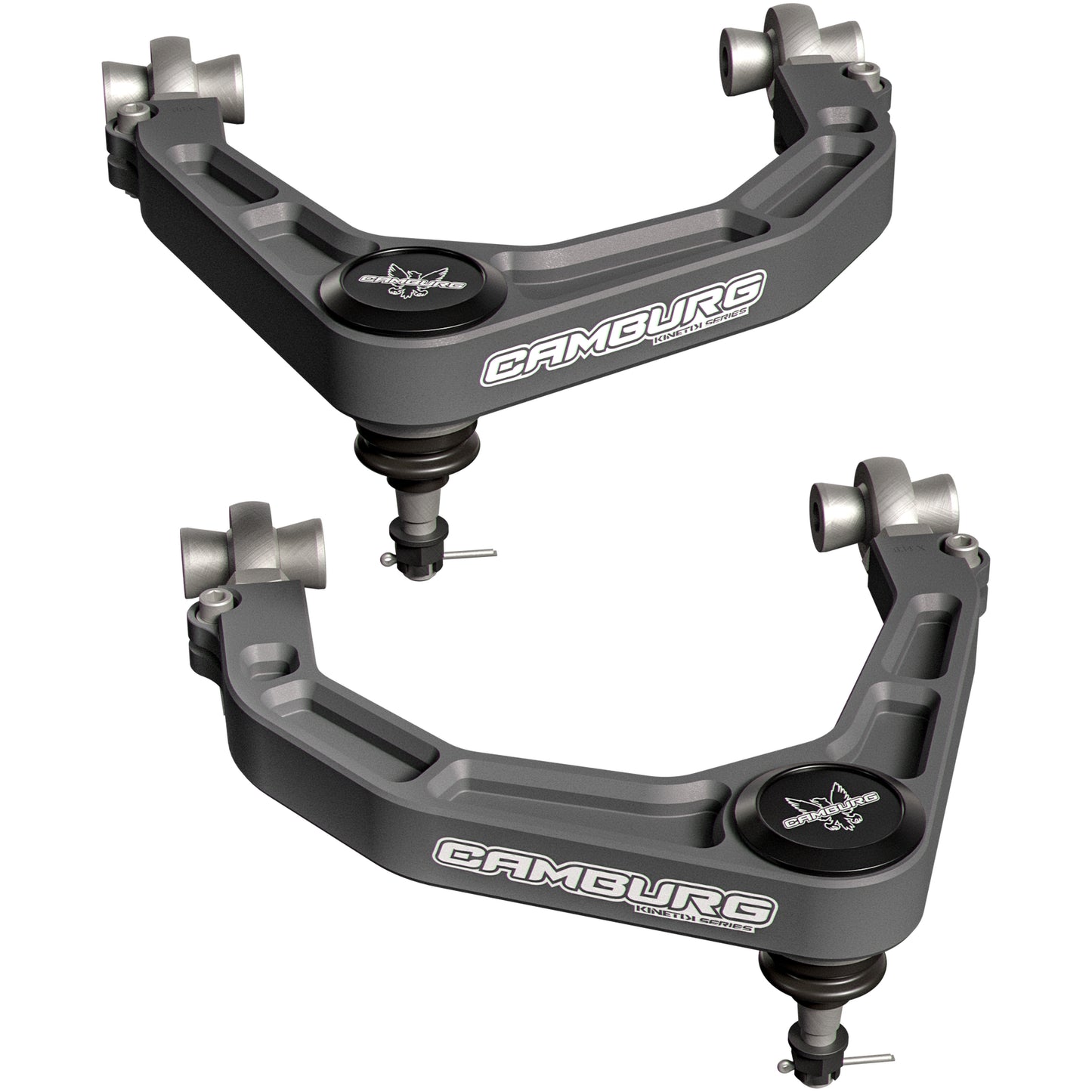 Camburg KINETIK X-Joint XL UCA Kit for 2017-2020 Ford Raptor Gray - CAM-110234-GRY