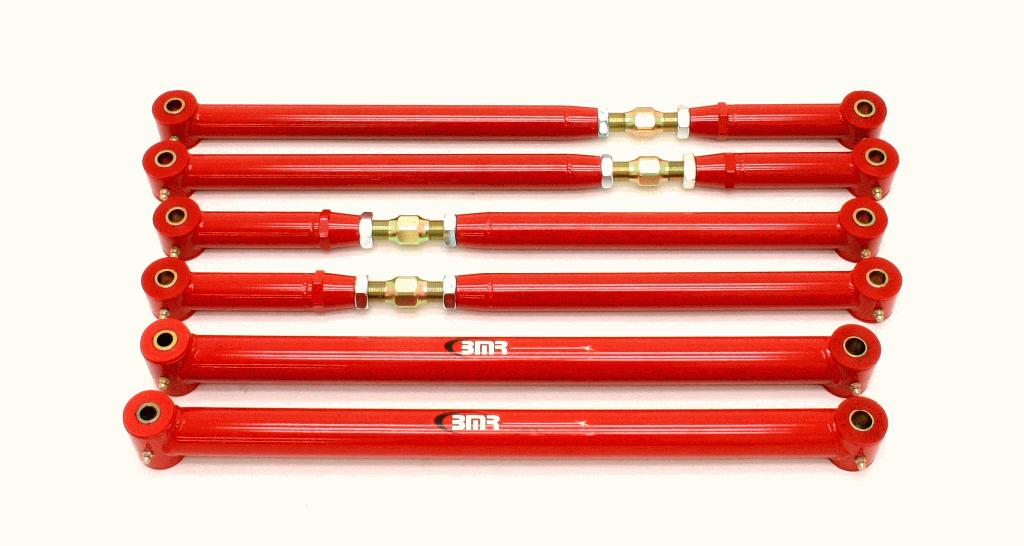BMR 96-06 Buick Regal / Chevrolet Monte Carlo / Oldsmobile Intrigue Rear Control Arm Package - Red
