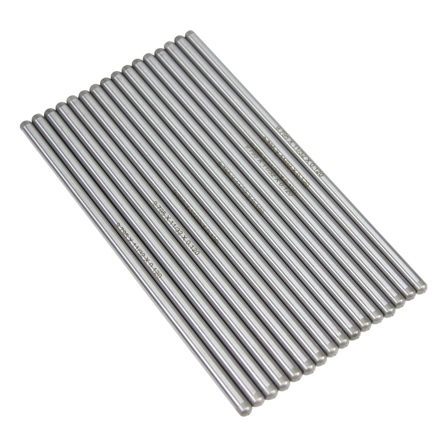 Comp Cams Pushrod, 2003-2010 Ford Power Stroke 6.0/6.4L 9.795In X 11/32 In .120 Wall Set Of 16