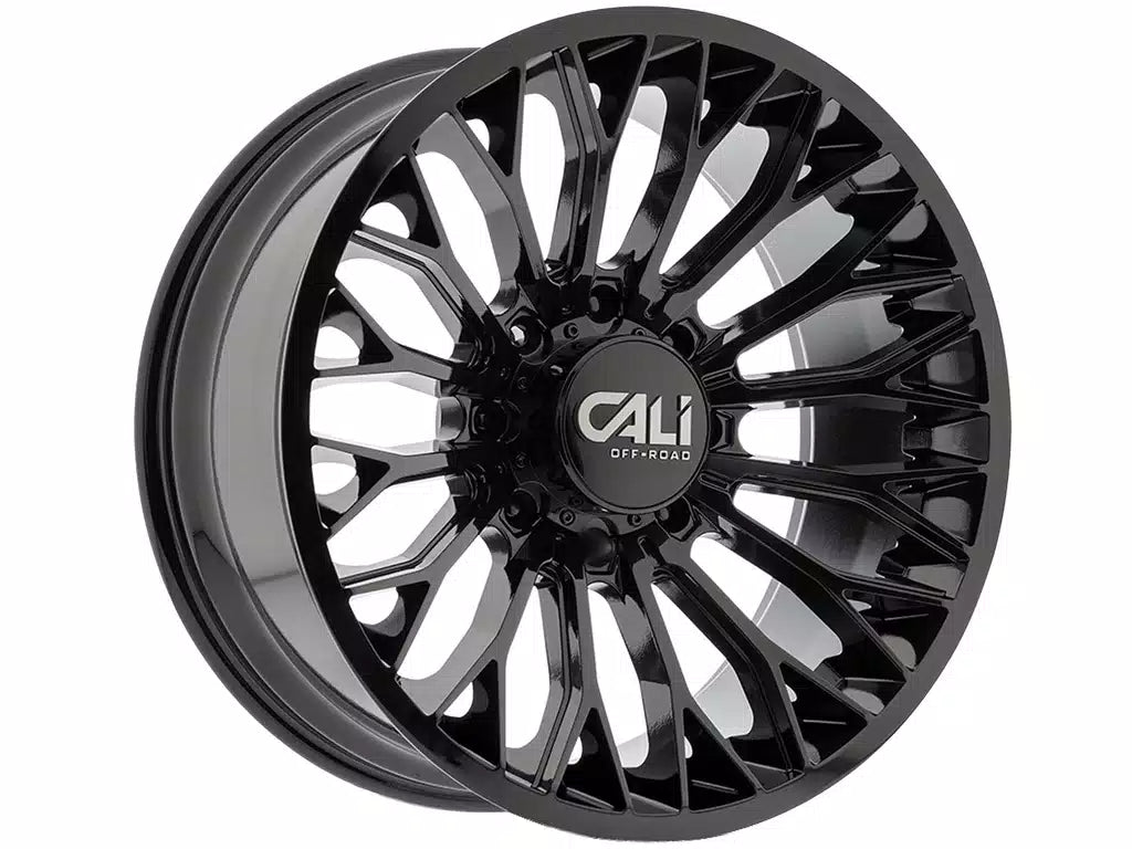Cali Off-Road 9119 Evoke 22x10 / 6x139.7 BP / -19mm Offset / 106mm Hub Gloss Black Wheel