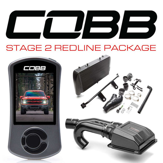 COBB FOR0100020BK-RED Ford F-150 Raptor Stage 2 Redline Power Package