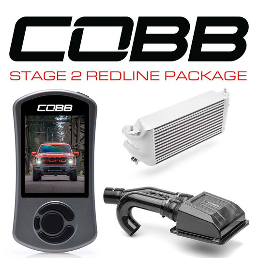 COBB Stage 2 Redline Power Package for 2021-2023 Ford F-150 Raptor Silver - FOR0100S20SL-RED