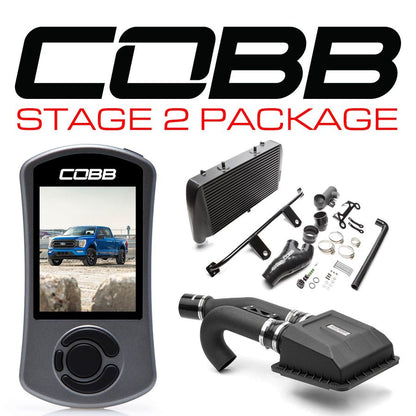 COBB FOR0110020BK Stage 2 Power Package for 2021-2022 F-150 Tremor