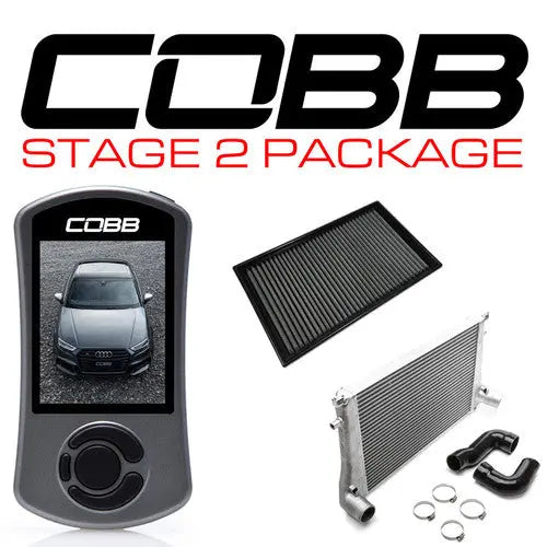 COBB 15-20 Audi S3 (8V) S Tronic Stage 2 Power Package (USDM) VLK0030020-A COBB