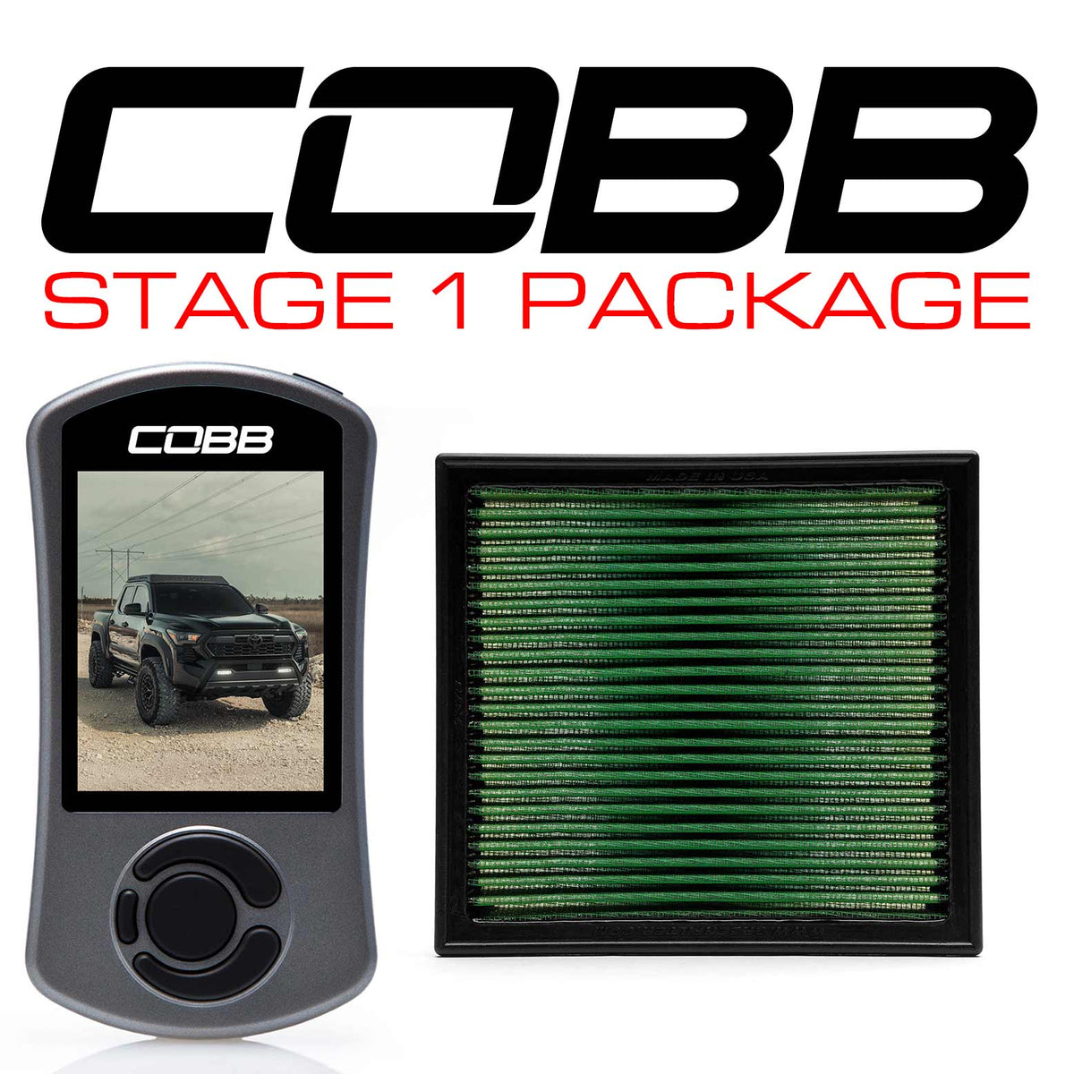 Cobb 24-25 Toyota Tacoma AT/MT Stage 1 Power Package