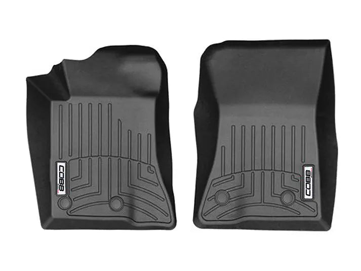 COBB 15-17 Ford Mustang Front FloorLiner by WeatherTech - Black WT446991 COBB