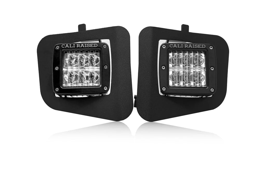Cali Raised LED Fog Light Pod Replacement Kit for 2014-2021 Toyota Tundra - CR2567