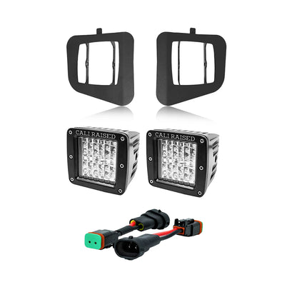 Cali Raised LED Fog Light Pod Replacement Kit for 2014-2021 Toyota Tundra - CR2567