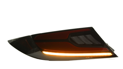 OLM Raiden LED Taillights Clear Red for 2022-2026 Subaru BRZ, Toyota GR86 - OLME.49016.1-CR