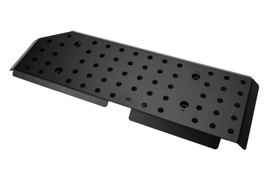 Cali Raised LED Steel Fuel Tank Skid Plate for 2005-2023 Tacoma DCSB/AC - CR3655