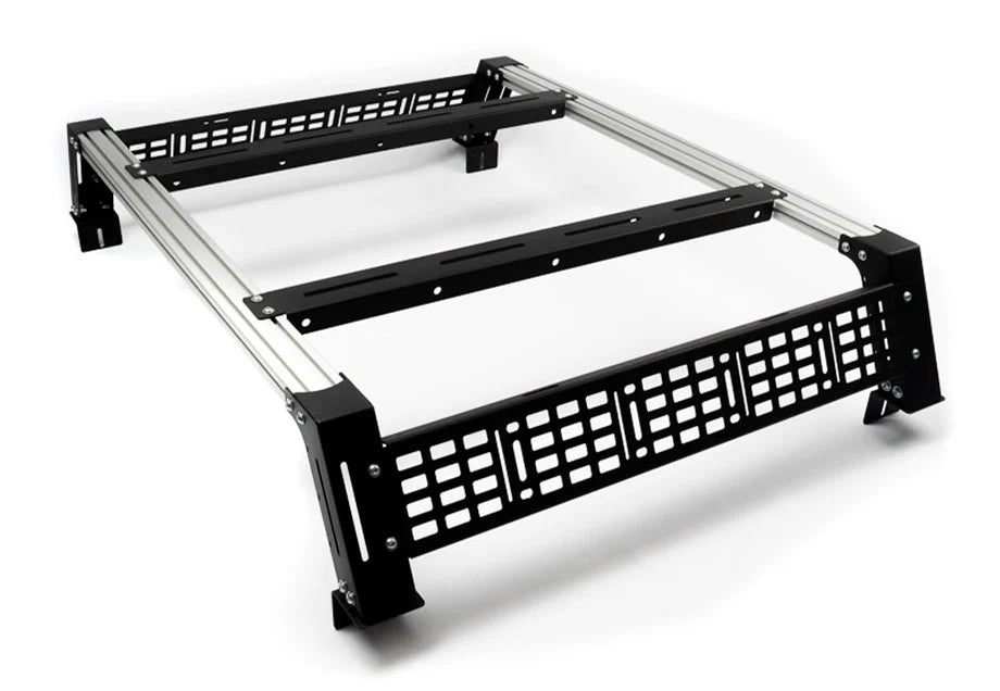 Cali Raised LED Overland Bed Rack Short Bed Mid Height for 2005-2023 Tacoma - CR3701