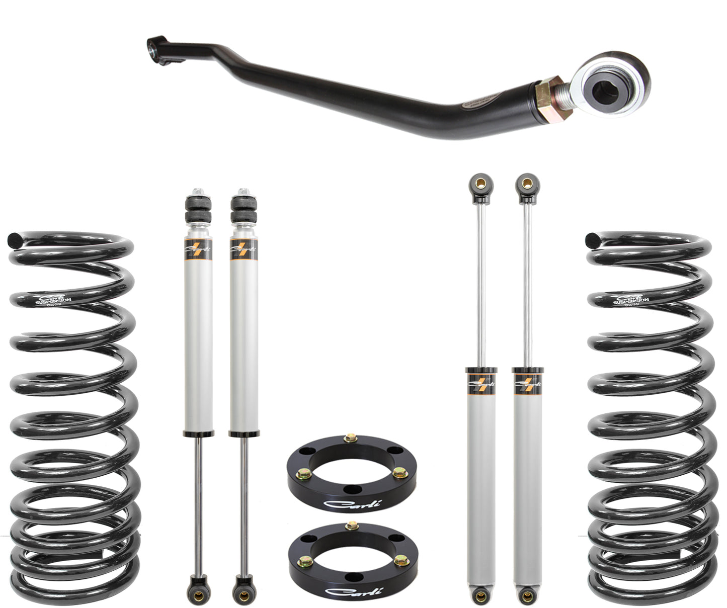 Carli 03-13 Ram 2500/3500 Diesel Commuter 2.0 Shock Package 3in Lift CS-D3SPKG-CS20IFP-D