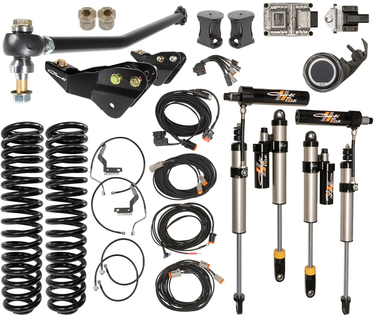Carli E-Venture System - Base - 4.5/5.5in Lift - 2017-22 Ford F250/F350 - Diesel - 4X4 CS-F45-EV25-17