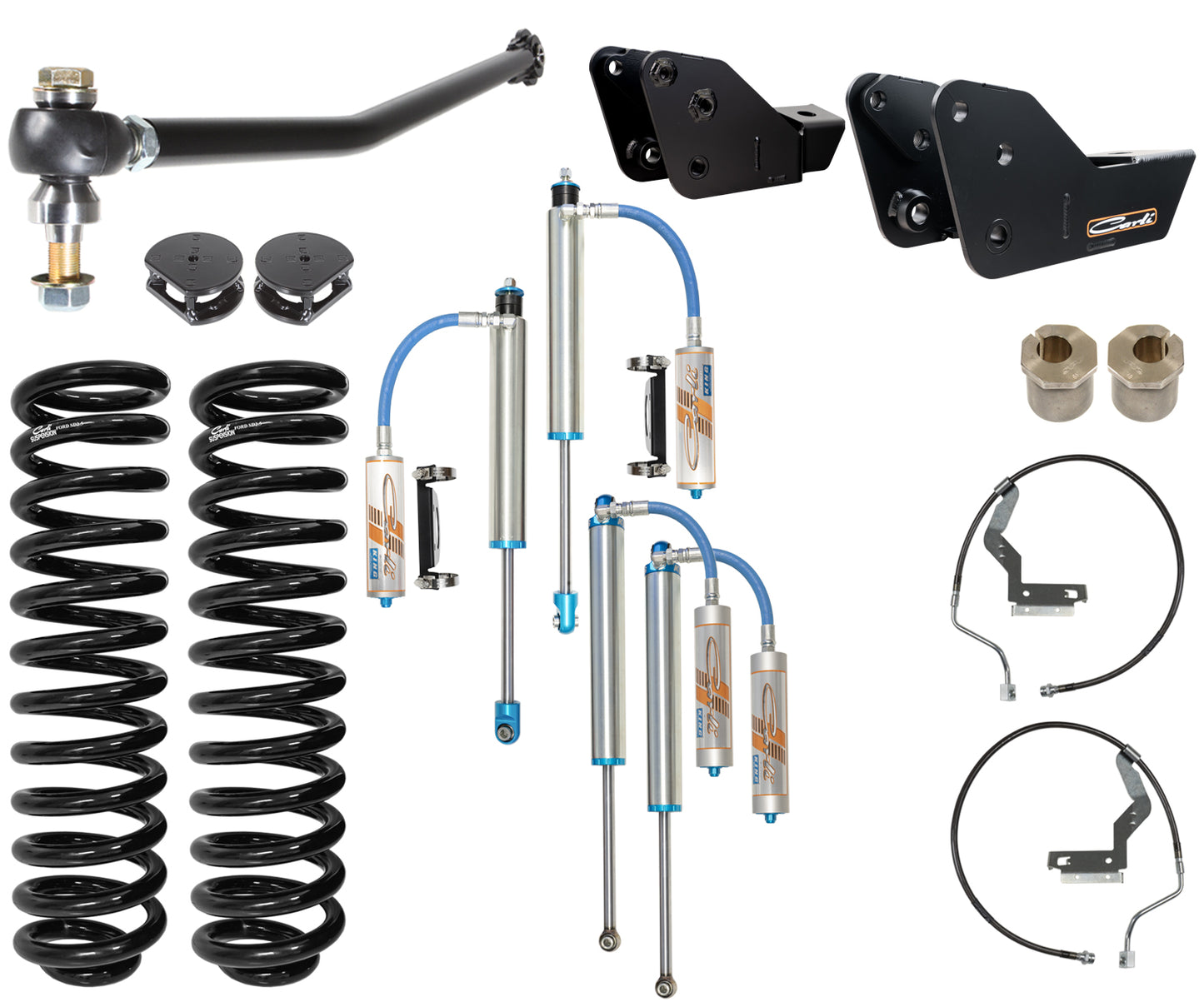 Carli Pintop Leveling System - Base - 3.0in Lift - 2023+ Ford F250/350 - Gas CS-FLVL-PT25-23-GAS