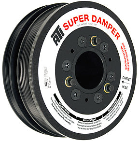 ATI Shell - Out - 7.53 - Alum - 10 Grv Y Body w/O Rear A/C Pulley 3/8 Holes 3 Ring ATI916379X