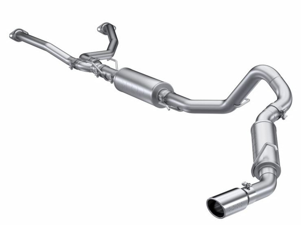 MBRP 3" Cat-Back Exhaust Kit, 2022-2023 Toyota Tundra 3.5L, Single Side Exit, Aluminized Steel (2.5" lead pipes) MBRP