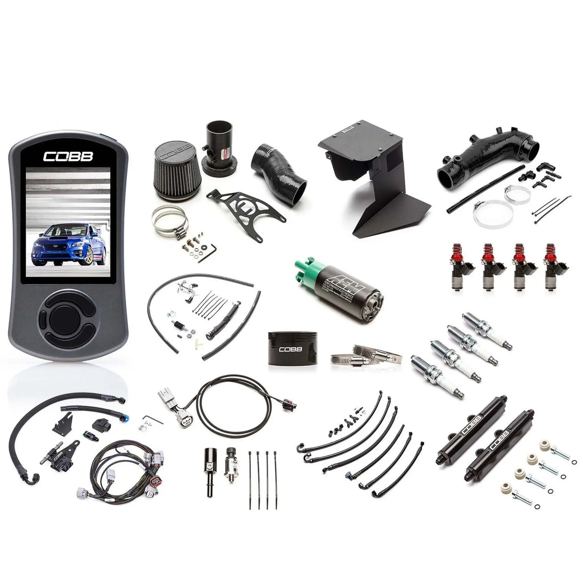 COBB 15-18 Subaru STI NexGen Stage 2 + Flex Fuel Power Package - Black SUB004NG2S1FF-BK COBB