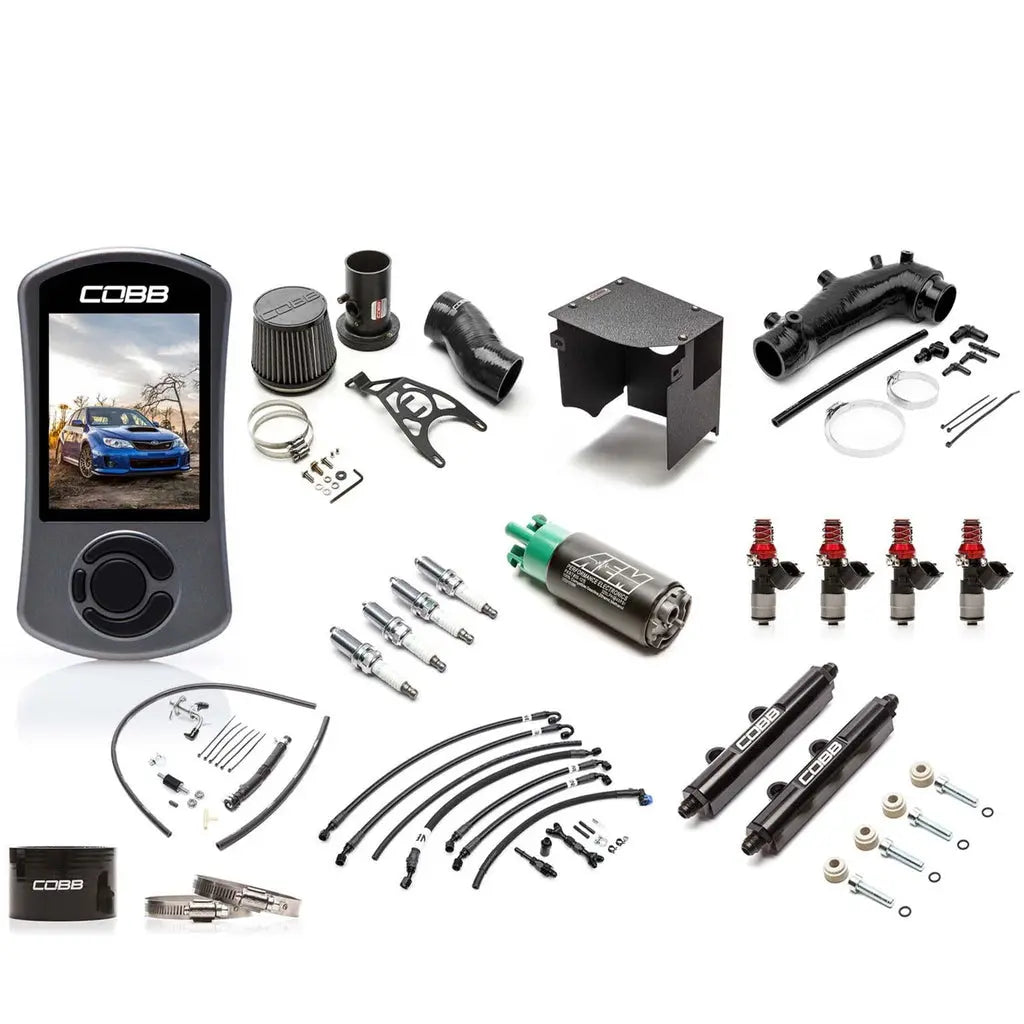 COBB 08-14 Subaru STI NexGen Stage 2 Power Package - Black SUB003NG2S1-BK COBB
