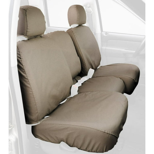 Covercraft 14 Chevrolet Silverado Polycotton SeatSaver Custom Second Row Seat Covers - Taupe