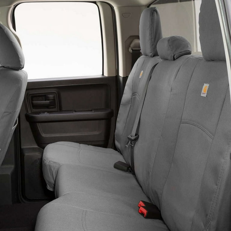 Covercraft 19-21 Chevrolet Silverado/ Carhartt PrecisionFit Custom Front Row Seat Covers - Gravel