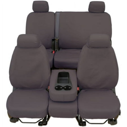Covercraft 06-08 Chevrolet Trailblazer Polycotton SeatSaver Custom Front Row Seat Covers - Grey